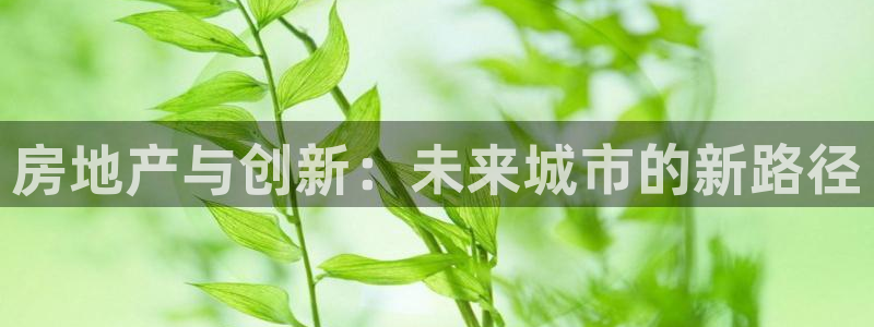 新宝5登陆地址：房地产与创新：未来城市的新路径