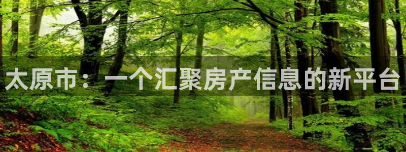 新宝5天：太原市：一个汇聚房产信息的新平台