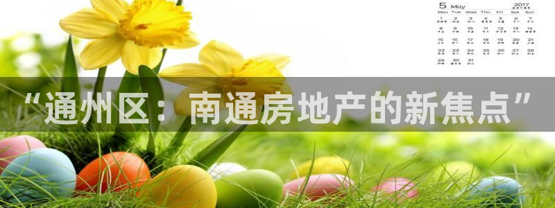 新宝5娱乐注册：“通州区：南通房地产的新焦点”
