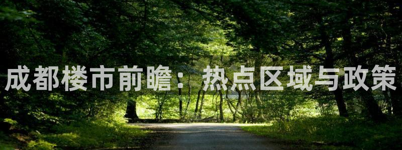 新宝5郑74OOO5：成都楼市前瞻：热点区域与政策