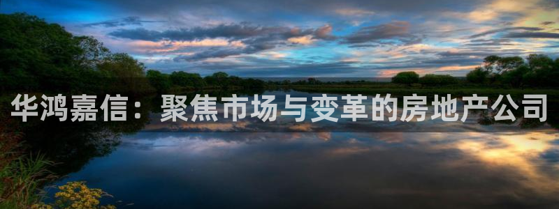 新宝5王问74OOO5：华鸿嘉信：聚焦市场与变革的房地产公司