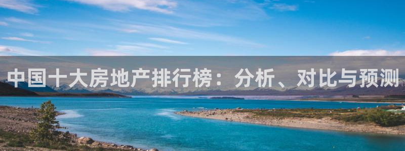 新宝5郑74OOO5：中国十大房地产排行榜：分析、对比与预测
