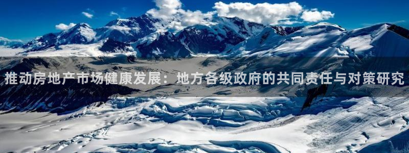 新宝5登录霸：推动房地产市场健康发展：地方各级政府的共同责任
