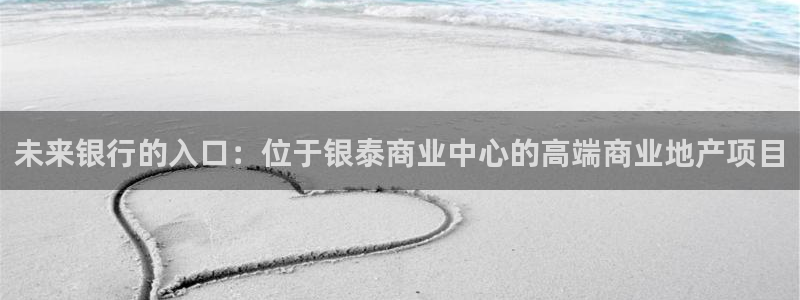 新宝5日谢29999：未来银行的入口：位于银泰商业中心的高端