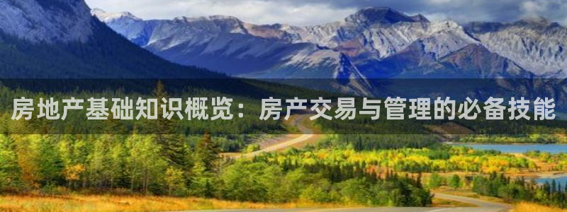 新宝5彩票娱乐平台：房地产基础知识概览：房产交易与管理的必备