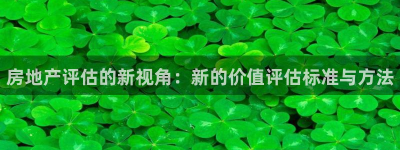 新宝5如何注册登录：房地产评估的新视角：新的价值评估标准与方