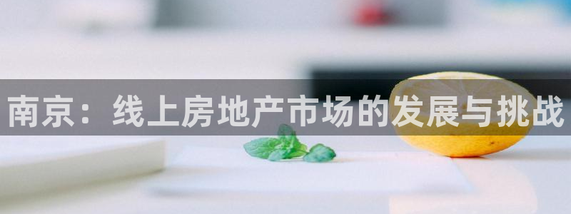 新宝5娱乐代理：南京：线上房地产市场的发展与挑战