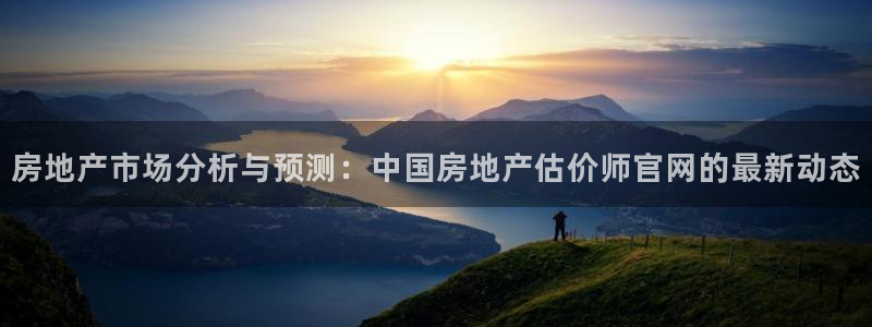 新宝5唯一：房地产市场分析与预测：中国房地产估价师官网的最新